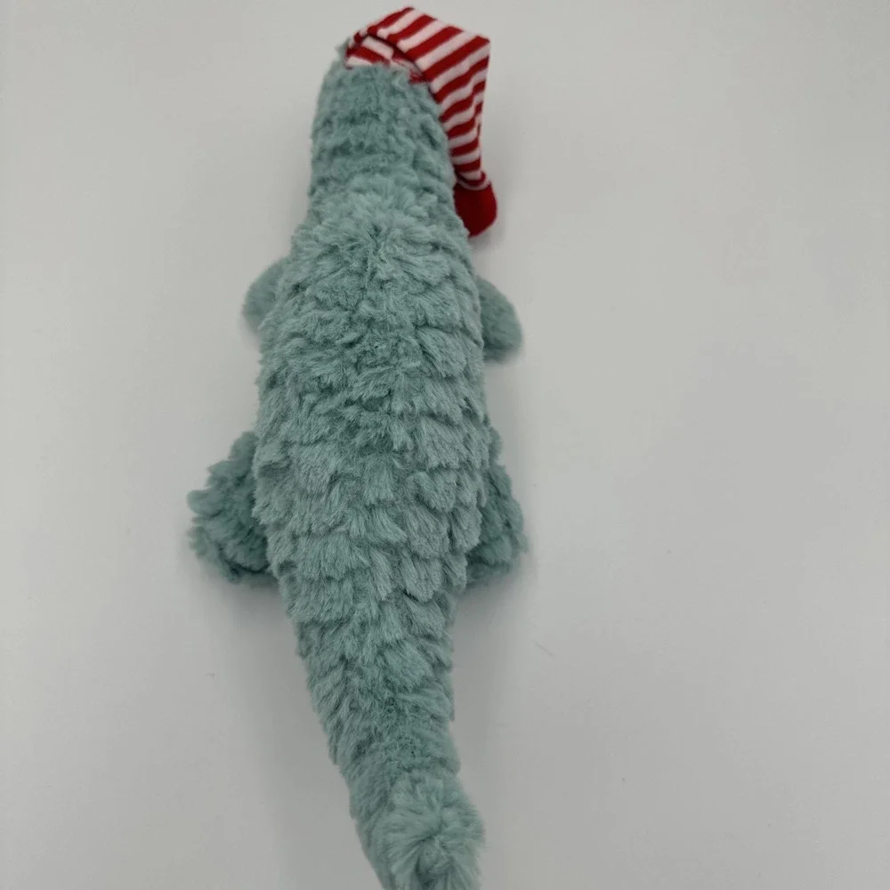 Manhattan Toy‎ Blue Little Jurassics Nibble T-Rex Dinosaur Dino Plush 2016 Santa